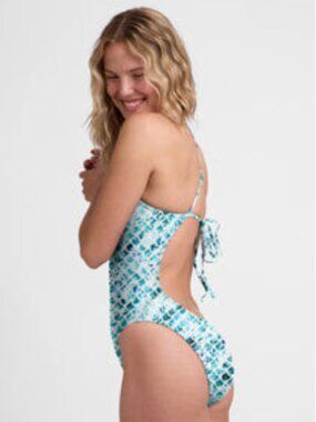 Jolyn Jackson Mermaid-Scale One-Piece Swimsuit